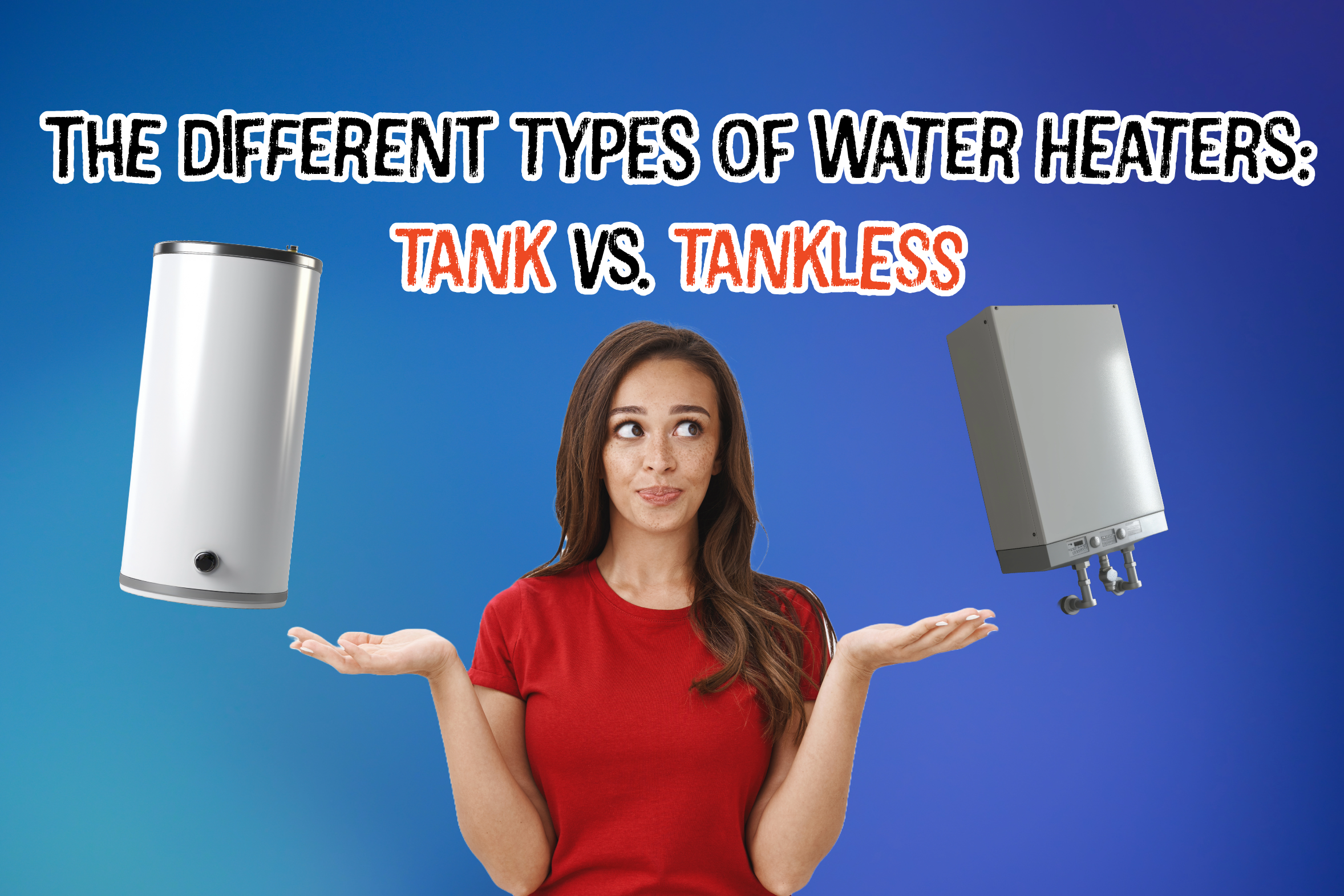 Lebanon, Ohio plumbing blog on the differences between tank and tankless water heaters.